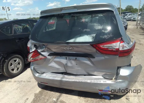 2015 Toyota Sienna L 7 Passenger из США, поврежденный, VIN 5TDZK3DC1FS587595